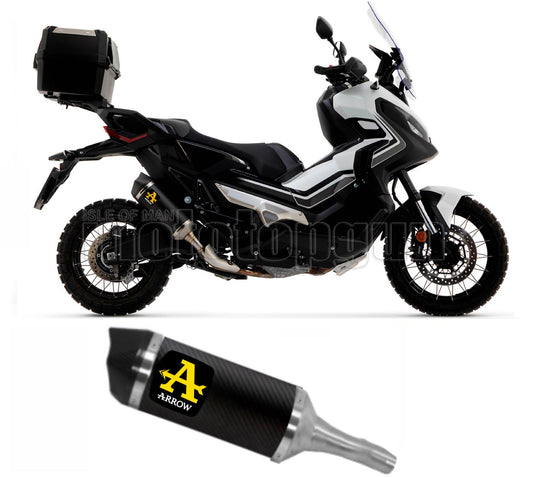 SCARICO OMOLOGATO ARROW RACE-TECH IN CARBONIO CON FONDELLO IN CARBY COMPATIBILE CON HONDA XADV X-ADV 750 17/23