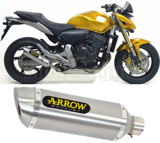 SCARICO COMPLETO OMOLOGATO OPEN ARROW THUNDER IN ALLUMINIO CON FONDELLO IN INOX COMPATIBILE CON HONDA CB 600 F HORNET 07/13