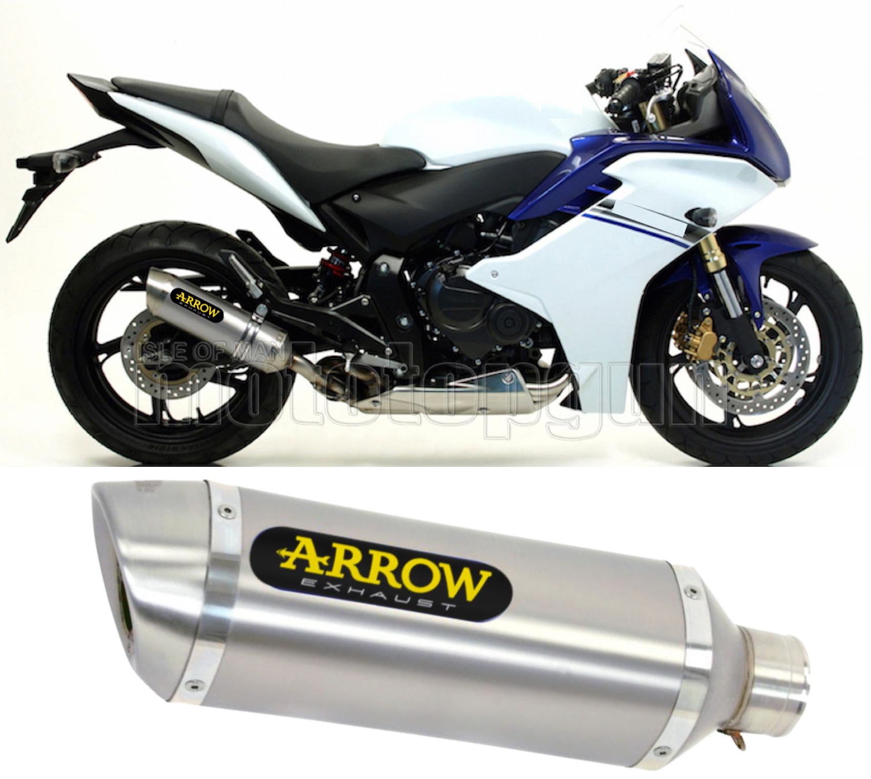 SCARICO COMPLETO OMOLOGATO OPEN ARROW THUNDER IN ALLUMINIO CON FONDELLO IN INOX COMPATIBILE CON HONDA CBR 600 F 11/13