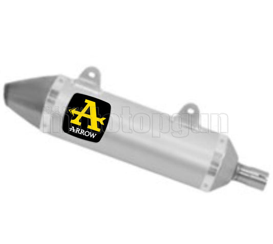 COLLETTORE OPEN ARROW THUNDER IN ALLUMINIO CON FONDELLO IN INOX COMPATIBILE CON MALAGUTI XTM 125 4T 19/20