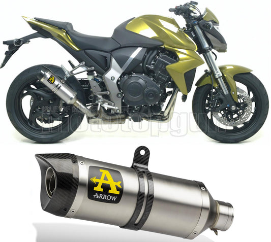 SCARICO COMPLETO OMOLOGATO OPEN ARROW THUNDER IN ALLUMINIO CON FONDELLO IN CARBY COMPATIBILE CON HONDA CB 1000 R 08/17
