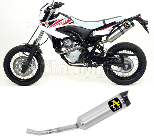 COLLETTORE OPEN ARROW THUNDER IN ALLUMINIO CON FONDELLO IN CARBY COMPATIBILE CON YAMAHA WR 125 R 09/12