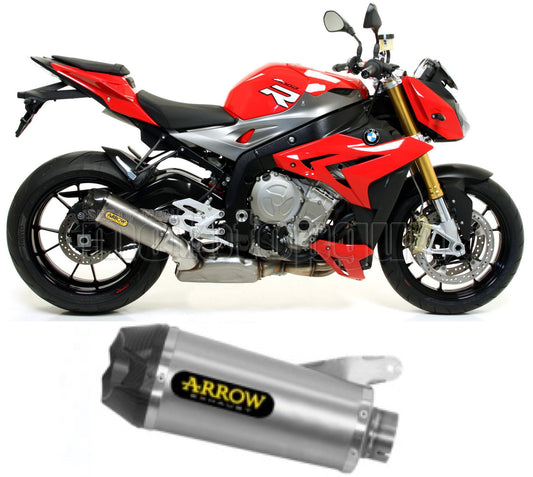 SCARICO COMPLETO OMOLOGATO OPEN ARROW WORKS IN TITANIO CON FONDELLO IN CARBY COMPATIBILE CON BMW S1000 S-1000 R 14/16
