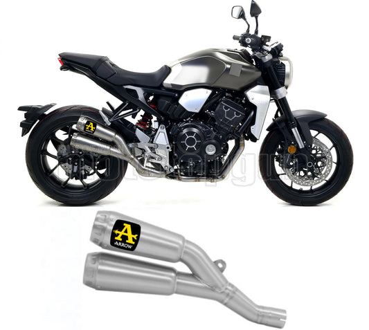 SCARICO OMOLOGATO ARROW PRO-RACE IN NICHROM CON FONDELLO IN INOX COMPATIBILE CON HONDA CB 1000 R 18/23