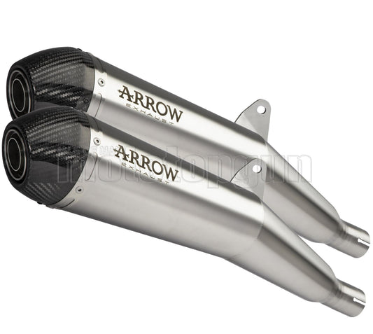 SCARICO OMOLOGATO CATALIZZATO ARROW PRO-RACING IN NICHROM CON FONDELLO IN CARBY COMPATIBILE CON TRIUMPH SPEED TWIN 1200 19/20