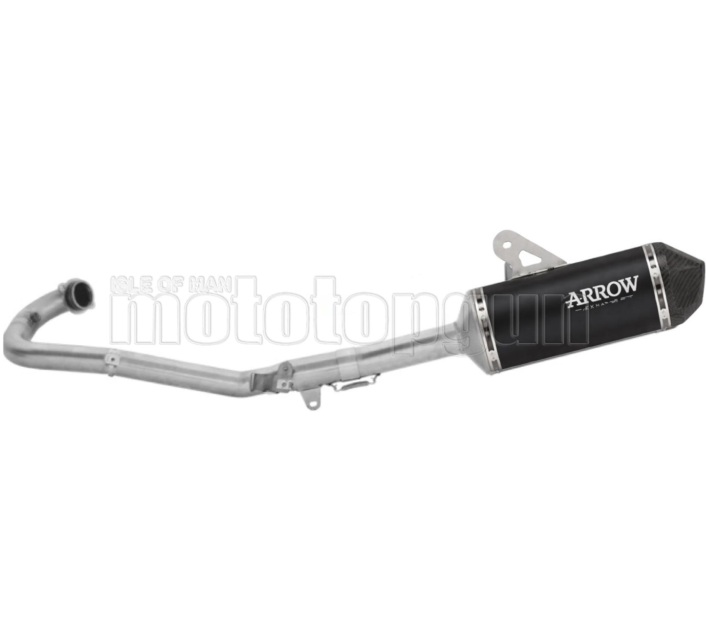ARROW SCARICO COMPLETO OMOLOGATO OPEN EXPLORER ALLUMINIO NERO FONDELLO CARBY COMPATIBILE CON KTM 690 ENDURO R 25/26