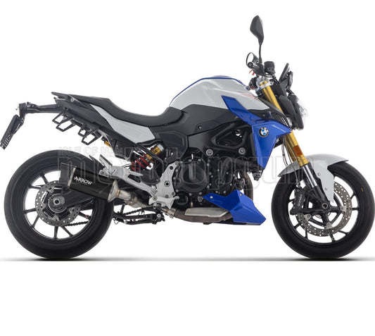 SCARICO OMOLOGATO INDY RACE EVO ALLUMINIO NERO FONDELLO CARBY COMPATIBILE CON BMW F 900 R E5+ 2025