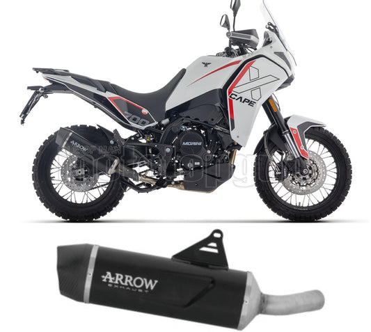 ARROW SCARICO OMOLOGATO INDY-RACE EVO ALLUMINIO FONDELLO INOX COMPATIBILE CON MOTO MORINI X-CAPE 700 2025