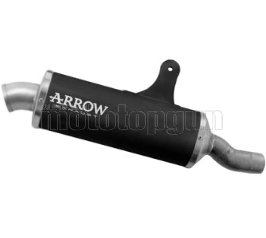 SCARICO OMOLOGATO INDY RACE ALLUMINIO NERO COMPATIBILE CON BENELLI TRK 702 / X E5+ 2025