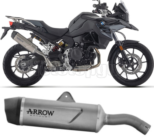 SCARICO OMOLOGATO ARROW INDY-RACE EVO IN TITANIO CON FONDELLO IN CARBY COMPATIBILE CON BMW F 800 GS 24/25