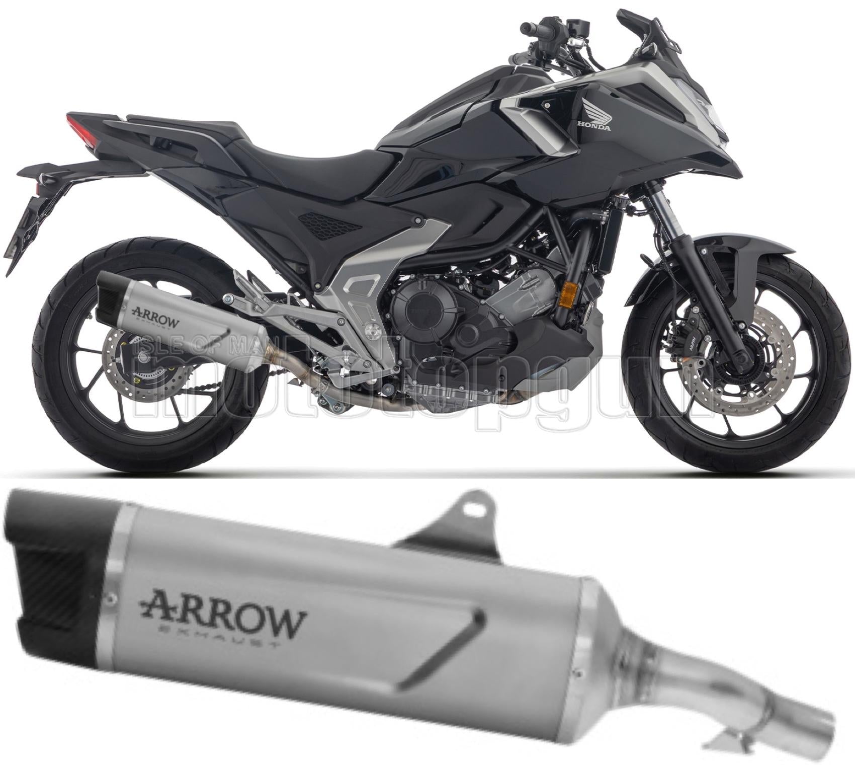 ARROW SCARICO OMOLOGATO INDY-RACE EVO TITANIO FONDELLO CARBY COMPATIBILE CON HONDA NC 750 X 2025