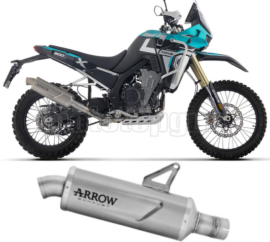 ARROW SCARICO OMOLOGATO INDY-RACE EVO TITANIO COMPATIBILE CON KOVE 800 X PRO / RALLY 2025