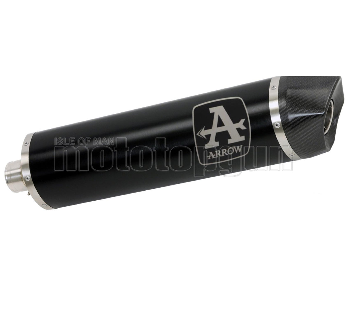 SCARICO OMOLOGATO ARROW MAXI RACE-TECH IN ALLUMINIO NERO CON FONDELLO IN CARBY COMPATIBILE CON BMW F750 F-750 GS 21/23