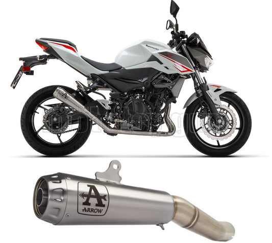 SCARICO OMOLOGATO ARROW PRO-RACE IN NICHROM CON FONDELLO IN INOX COMPATIBILE CON KAWASAKI Z400 Z-400 2023