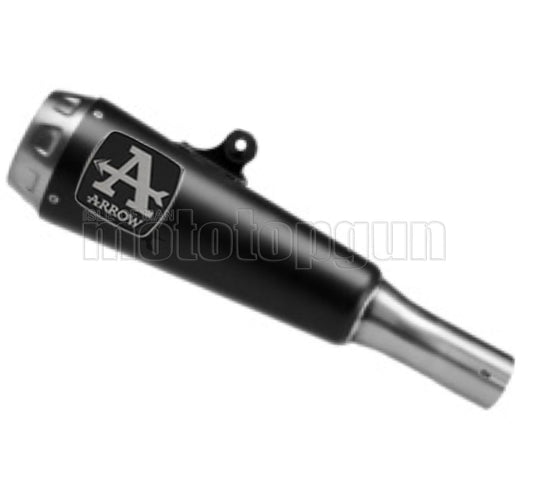 SCARICO OMOLOGATO ARROW PRO-RACE IN NICHROM NERO COMPATIBILE CON KAWASAKI NINJA 500 2024