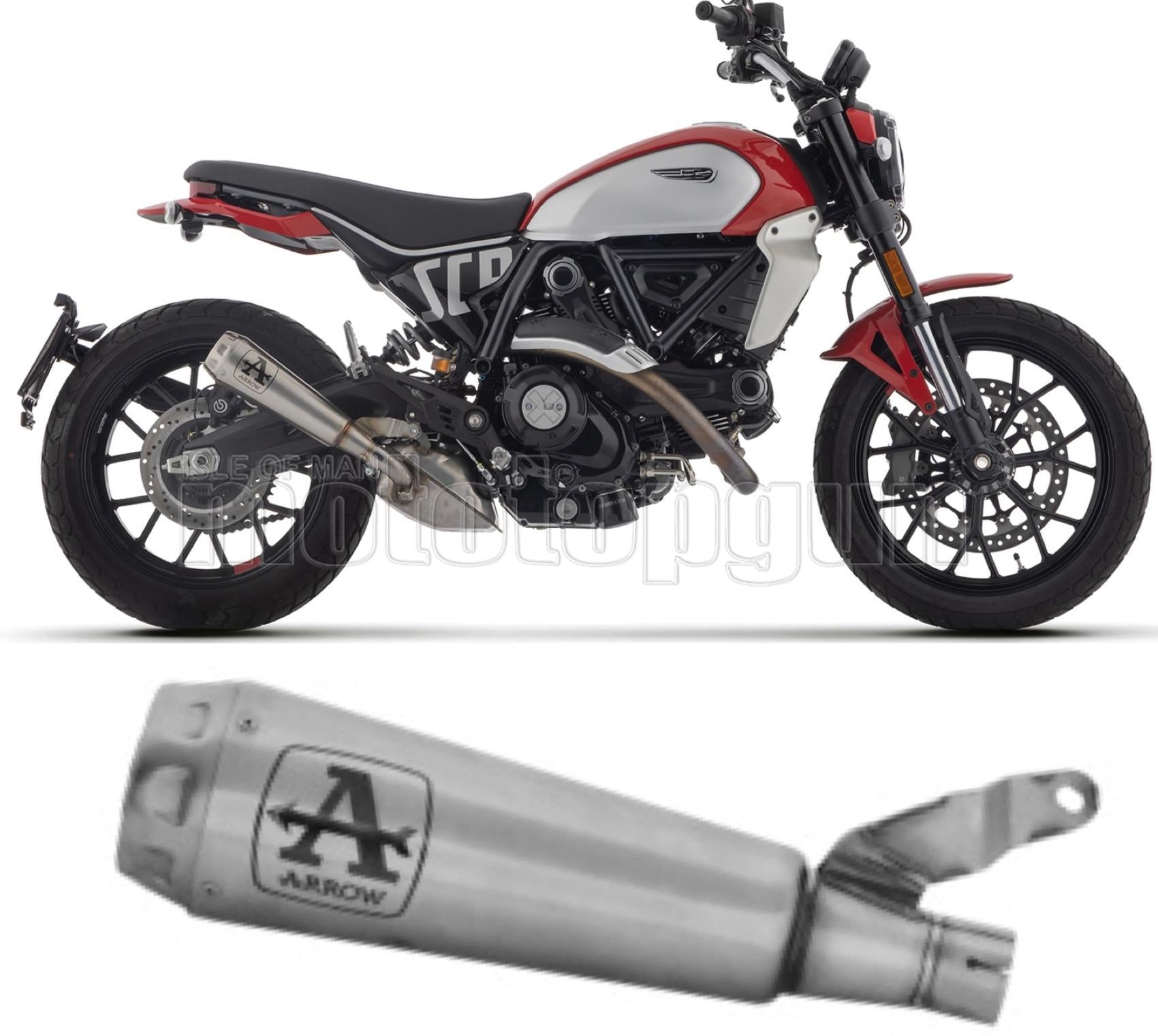 SCARICO OMOLOGATO ARROW PRO-RACE IN INOX COMPATIBILE CON DUCATI SCRAMBLER 800 23/24