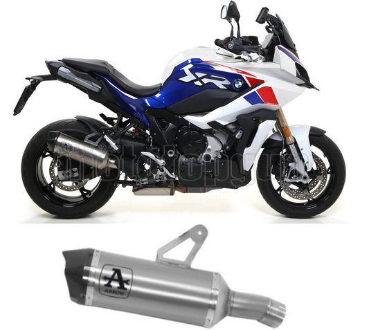 SCARICO OMOLOGATO OPEN ARROW RACE-TECH IN ALLUMINIO CON FONDELLO IN CARBY COMPATIBILE CON BMW S1000 S-1000 XR 20/23