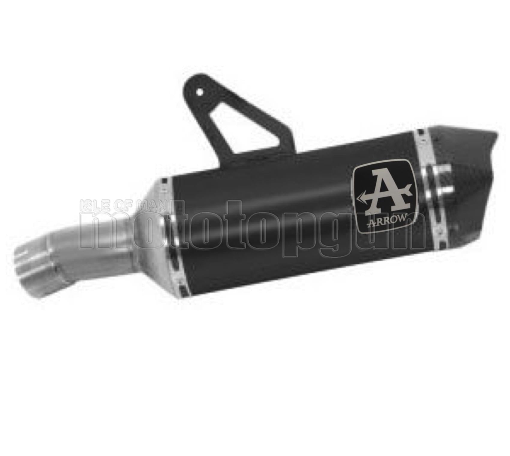 SCARICO OMOLOGATO OPEN ARROW RACE-TECH IN ALLUMINIO NERO CON FONDELLO IN CARBY COMPATIBILE CON BMW S1000 S-1000 XR 20/23