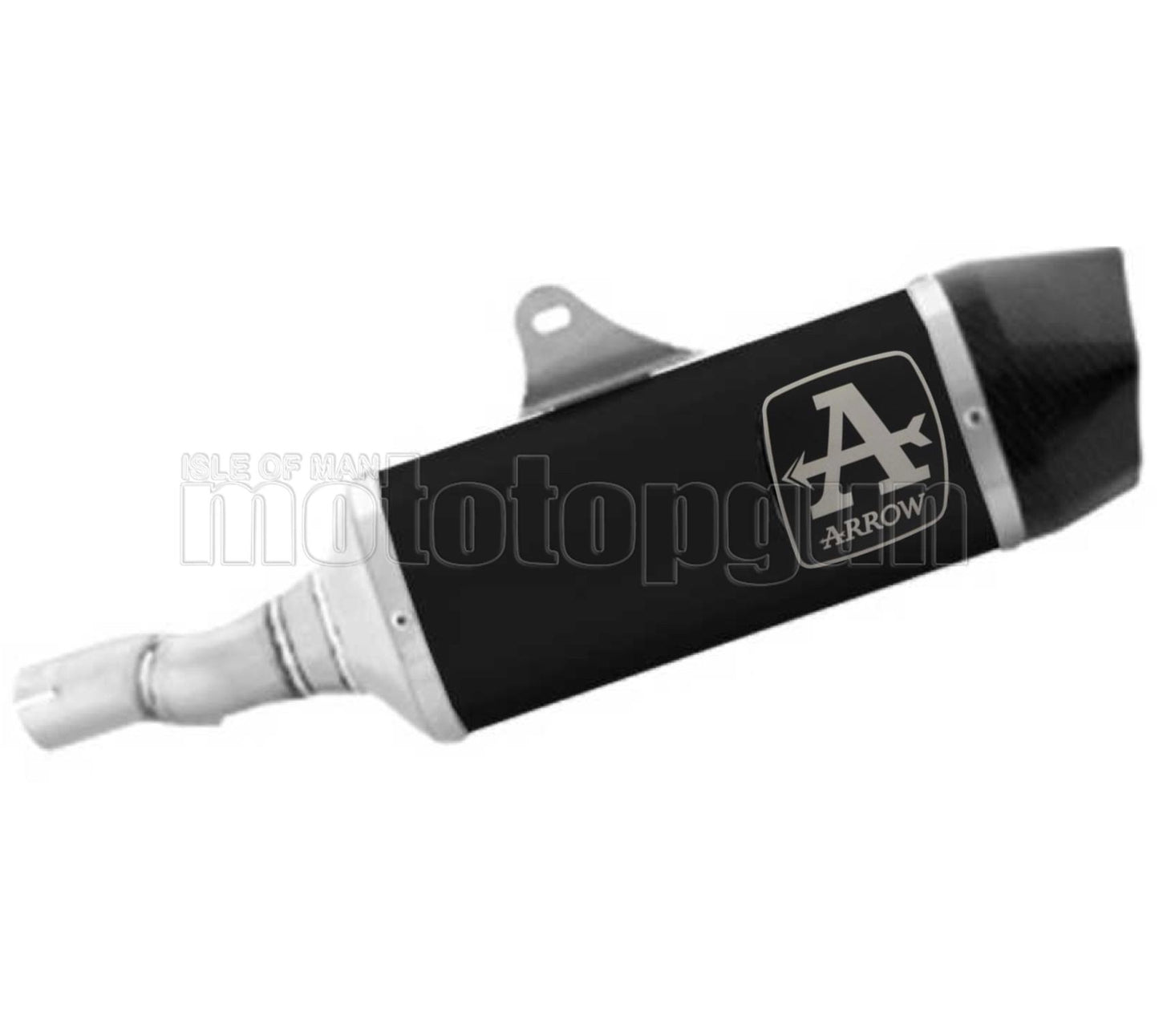 SCARICO RACE + DBKILLER ARROW INDY-RACE IN ALLUMINIO NERO CON FONDELLO IN CARBY COMPATIBILE CON HONDA FORZA 750 21/23