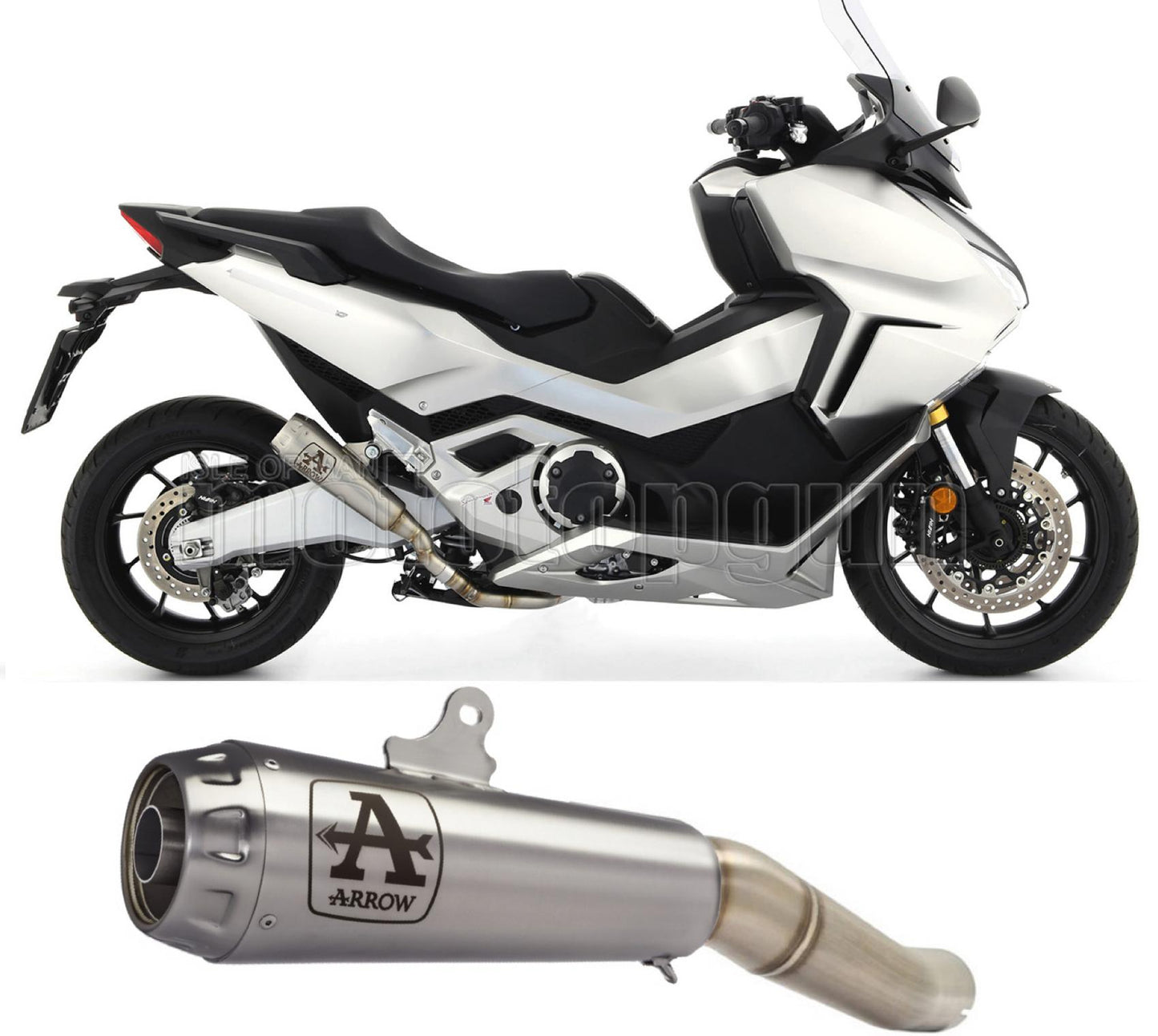 SCARICO RACE + DBKILLER ARROW PRO-RACE IN ALLUMINIO CON FONDELLO IN CARBY COMPATIBILE CON HONDA FORZA 750 21/23