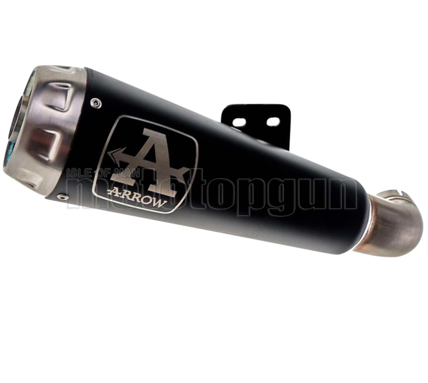 SCARICO OMOLOGATO ARROW PRO-RACE IN NICHROM NERO CON FONDELLO IN INOX COMPATIBILE CON HUSQVARNA VITPILEN 125 21/23