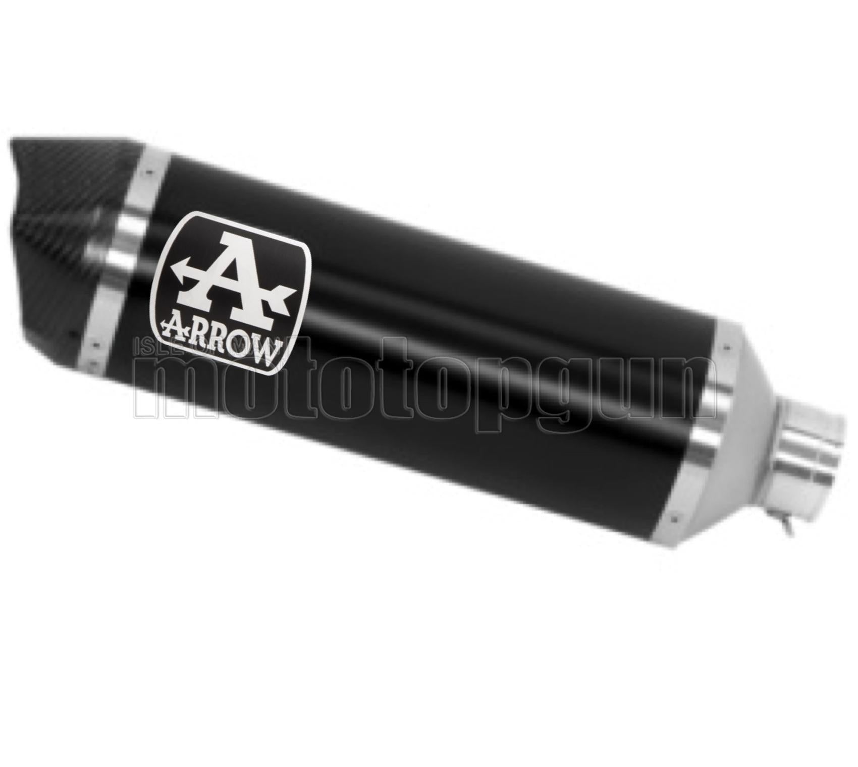 SCARICO COMPLETO COMPETITION ALTO ARROW RACE-TECH IN ALLUMINIO NERO CON FONDELLO IN CARBY COMPATIBILE CON PIAGGIO BEVERLY 300 HPE 21/23