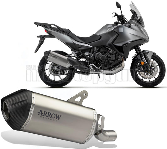 SCARICO OMOLOGATO ARROW SONORA IN TITANIO CON FONDELLO IN CARBY COMPATIBILE CON HONDA NT 1100 22/23
