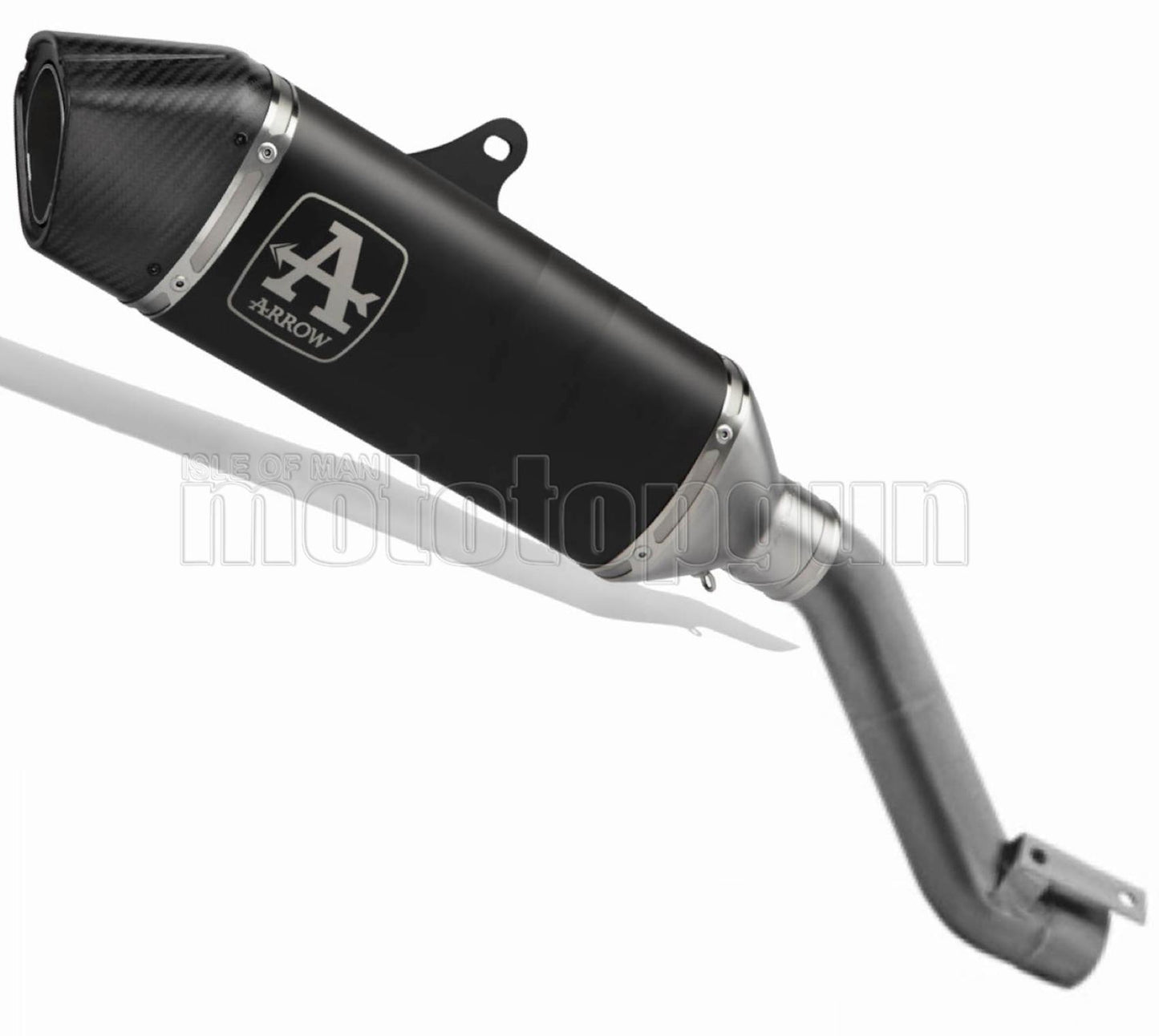 SCARICO OMOLOGATO ARROW VELOCE IN TITANIO NERO CON FONDELLO IN CARBY COMPATIBILE CON DUCATI MULTISTRADA V4 1100 21/23