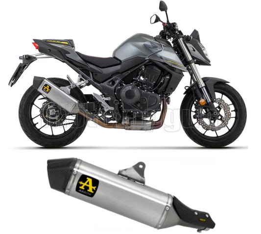 SCARICO COMPLETO OMOLOGATO CATALIZZATO ARROW VELOCE IN TITANIO CON FONDELLO IN CARBY COMPATIBILE CON HONDA CB 750 HORNET 2023