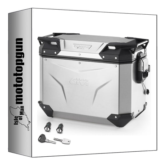 GIVI VALIGIA LATERALE SINISTRA OBKEV44AL MONOKEY CAM-SIDE TREKKER OUTBACK EVO SMART ALLUMINIO + SERRATURA 44 LT 