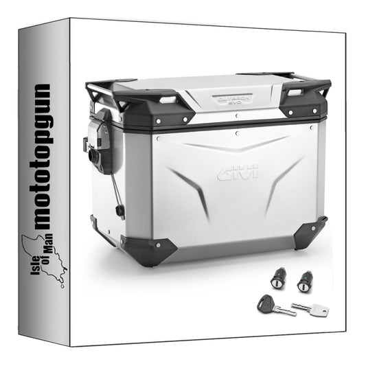 GIVI VALIGIA LATERALE SINISTRA OBKEV48AL MONOKEY CAM-SIDE TREKKER OUTBACK EVO SMART ALLUMINIO + SERRATURA 48 LT 