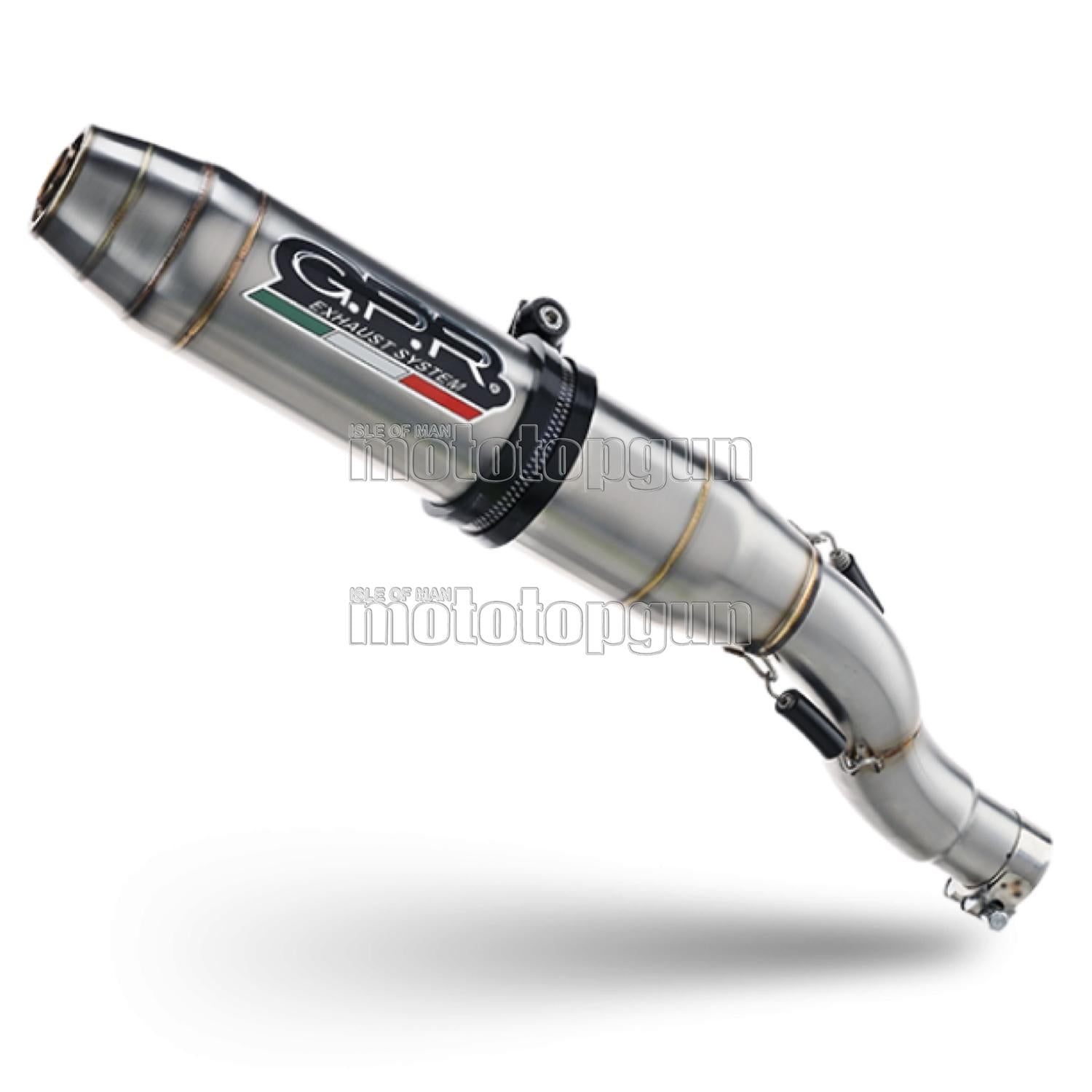 SCARICO GPR RACING ACCIAIO DEEPTONE , DB-KILLER NON INCLUSO , KT.208.RACE.DE COMPATIBILE CON KTM DUKE 390 21/23