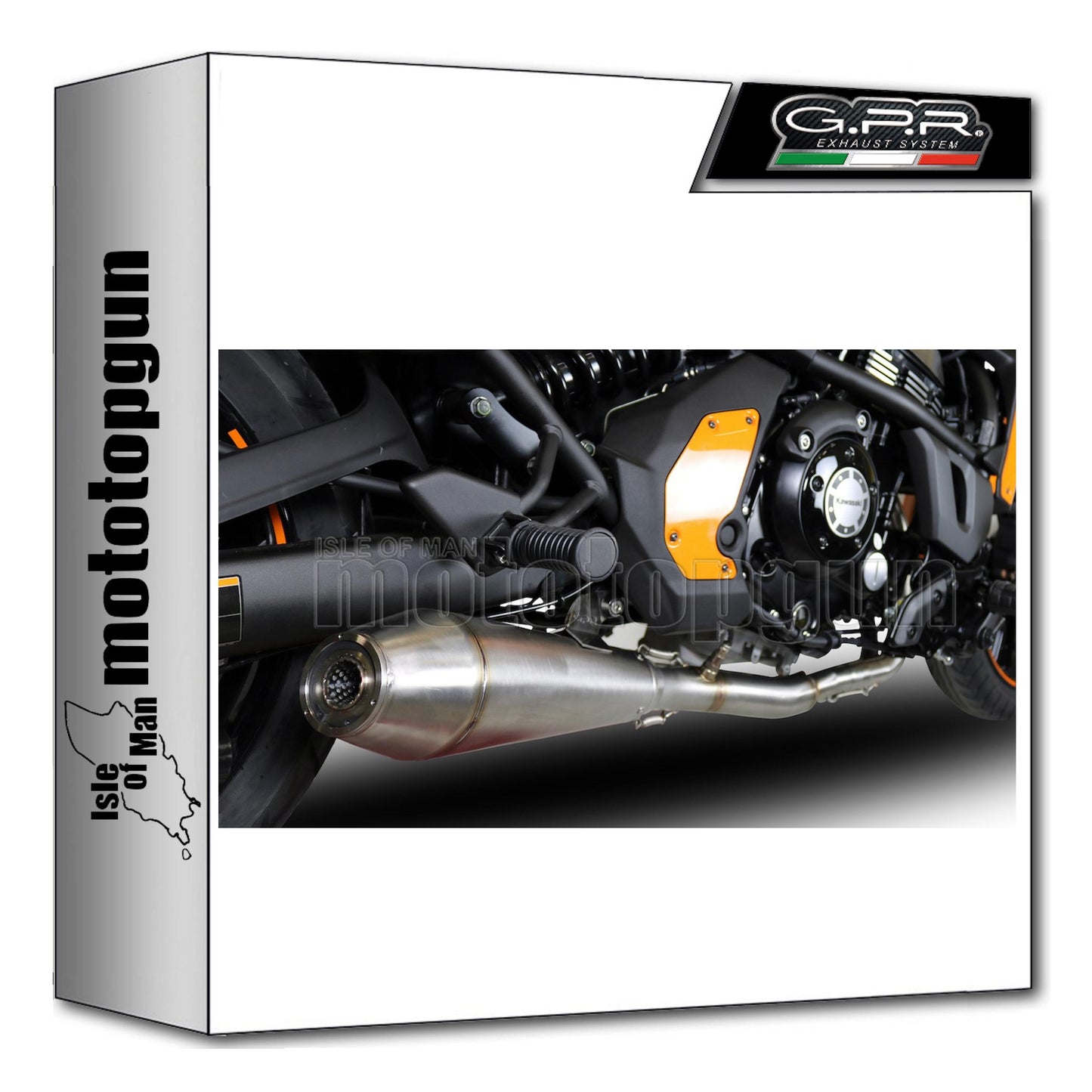 GPR CO.K.196.RACEDB.ULTRA SCARICO COMPLETO RACE DB ULTRACONE INOX 304 PER KAWASAKI Z 650 RS 24/25