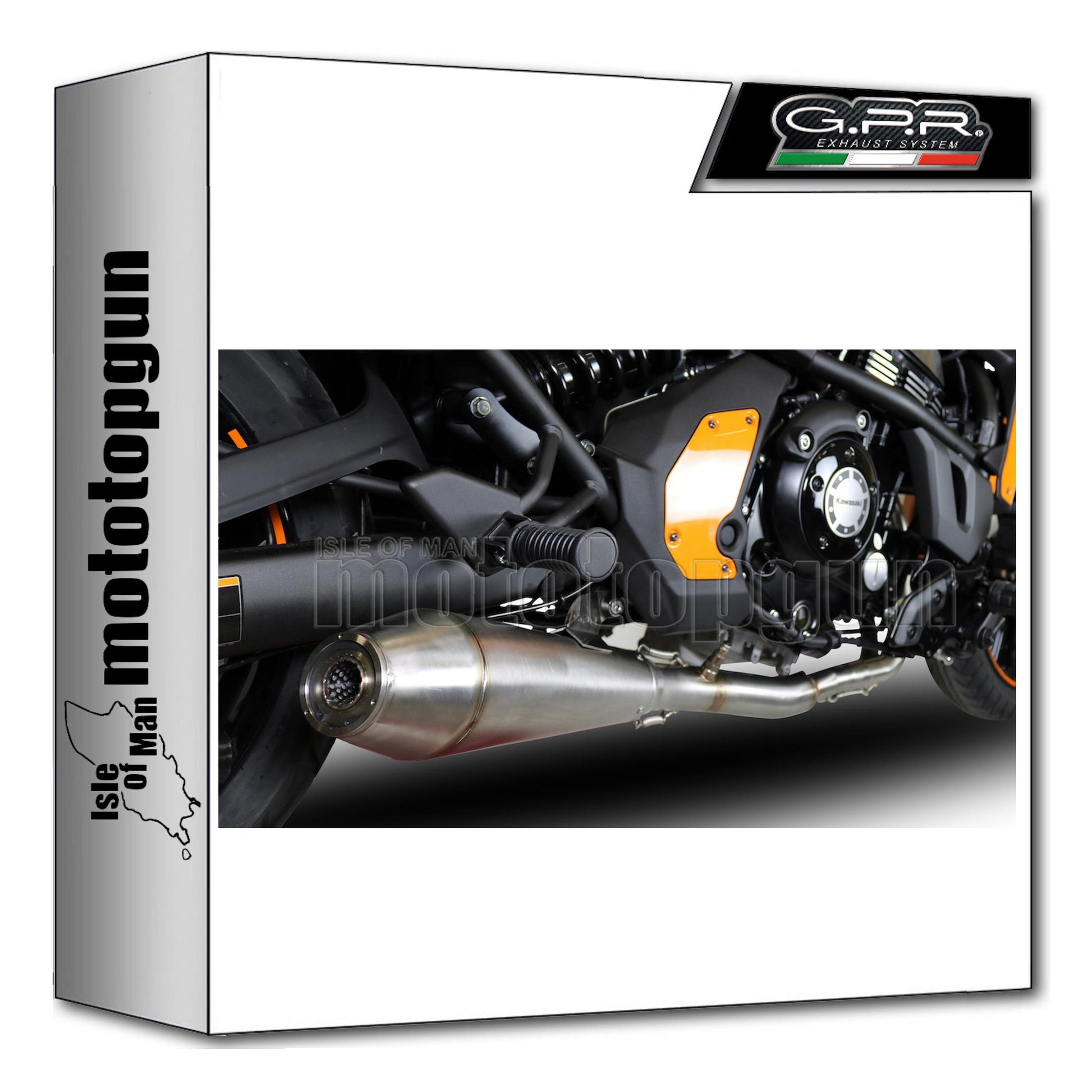 GPR CO.K.196.RACEDB.ULTRA SCARICO COMPLETO RACE DB ULTRACONE INOX 304 PER KAWASAKI Z 650 RS 24/25
