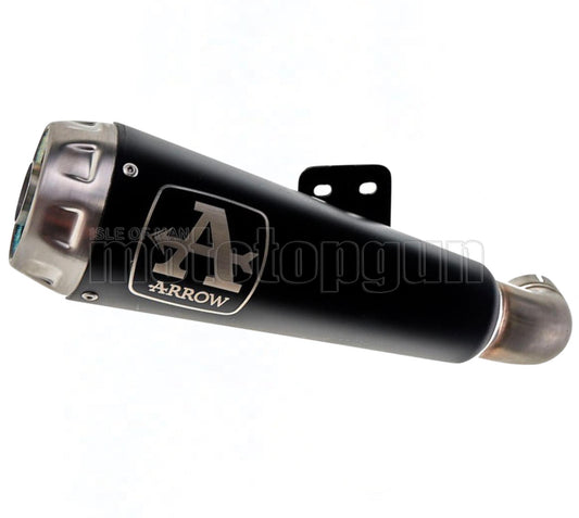 SCARICO COMPLETO OMOLOGATO CATALIZZATO ARROW PRO-RACE IN NICHROM NERO CON FONDELLO IN INOX COMPATIBILE CON HONDA CB 650 R 19/22