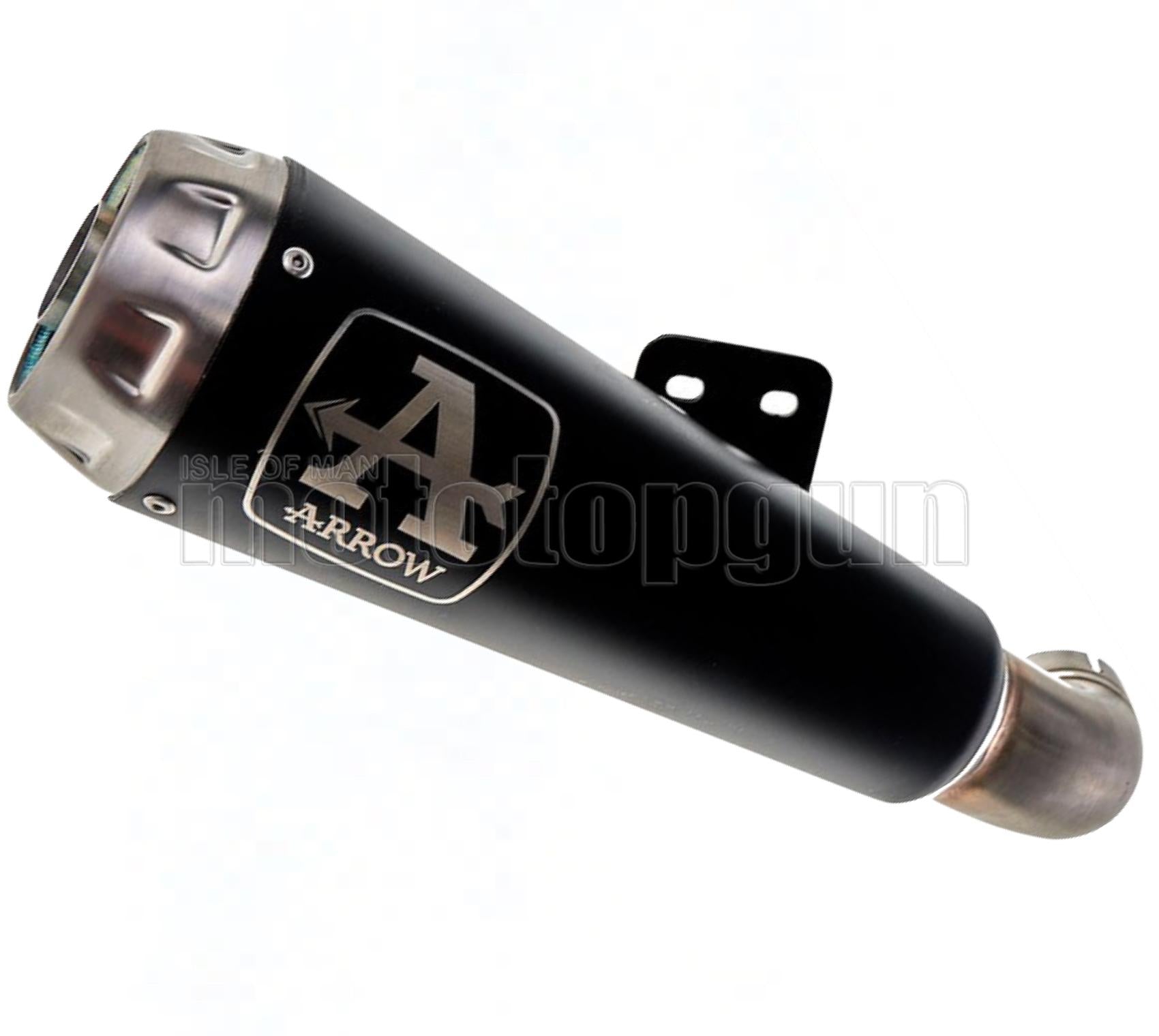 SCARICO COMPLETO OMOLOGATO CATALIZZATO ARROW PRO-RACE IN NICHROM NERO CON FONDELLO IN INOX COMPATIBILE CON HONDA CBR 650 R 19/22