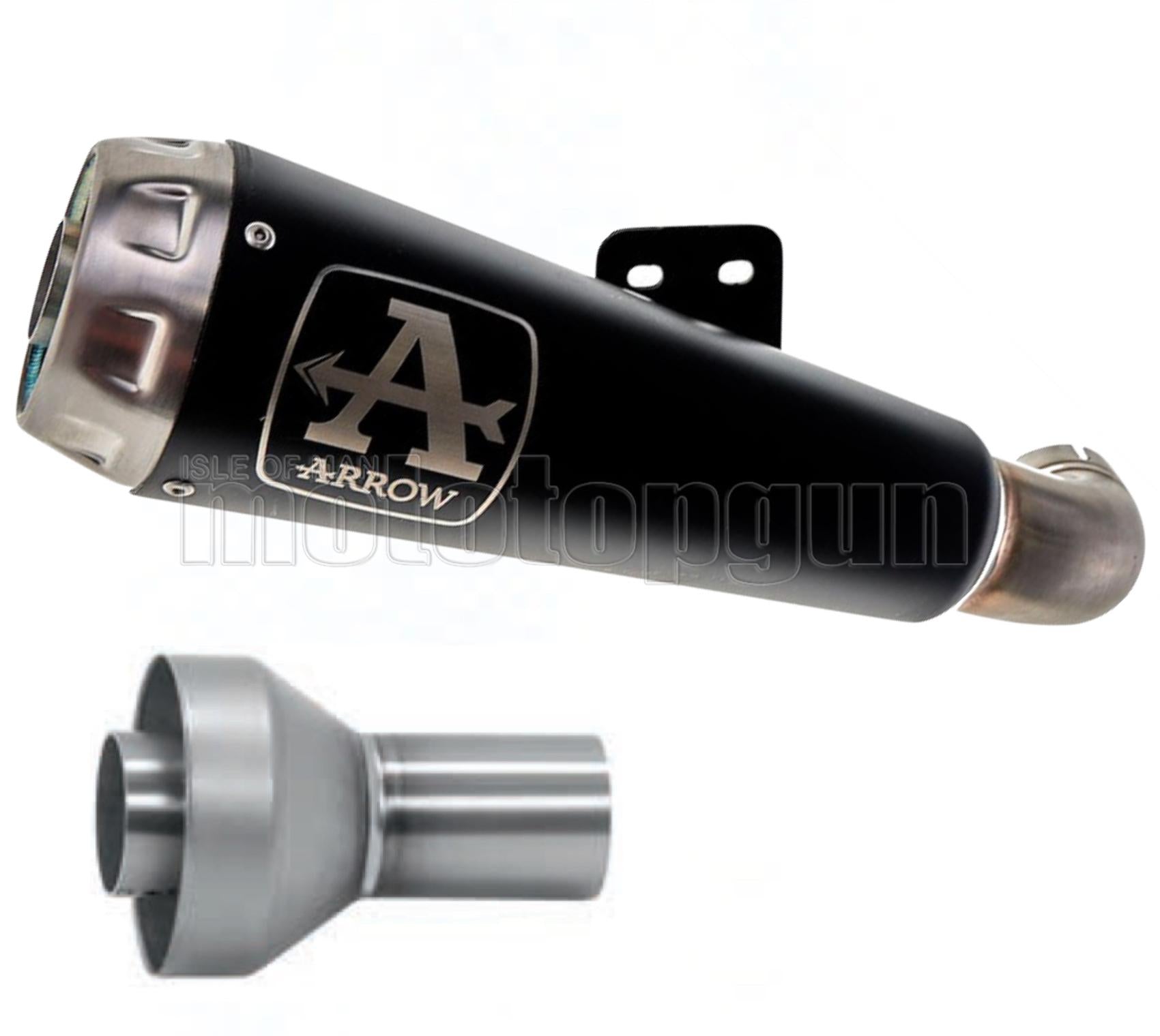 SCARICO COMPLETO OMOLOGATO CATALIZZATO ARROW PRO-RACE IN NICHROM NERO CON FONDELLO IN INOX COMPATIBILE CON HONDA CB 650 R 19/22