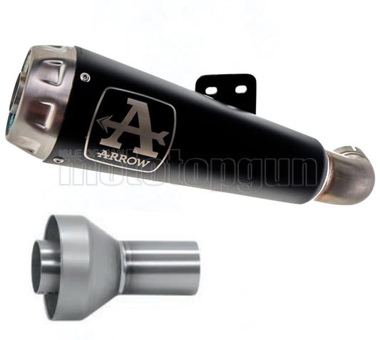 SCARICO COMPLETO OMOLOGATO CATALIZZATO ARROW PRO-RACE IN NICHROM NERO CON FONDELLO IN INOX COMPATIBILE CON HONDA CB 650 R 19/22