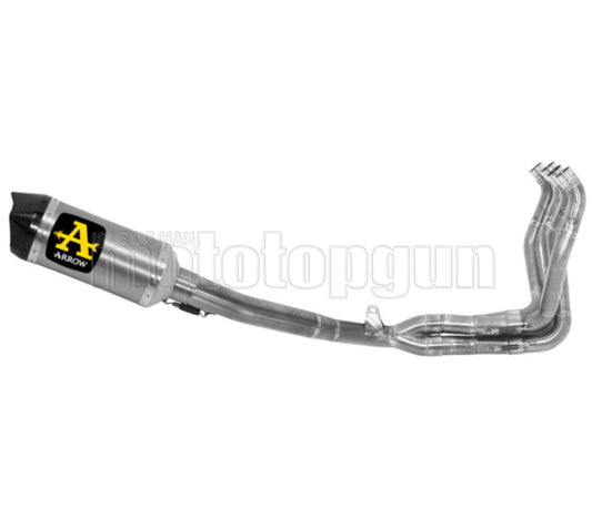 SCARICO COMPLETO OMOLOGATO CATALIZZATO BOMB ARROW RACE-TECH IN TITANIO CON FONDELLO IN CARBY COMPATIBILE CON SUZUKI GSX-R 1000 R 17/20