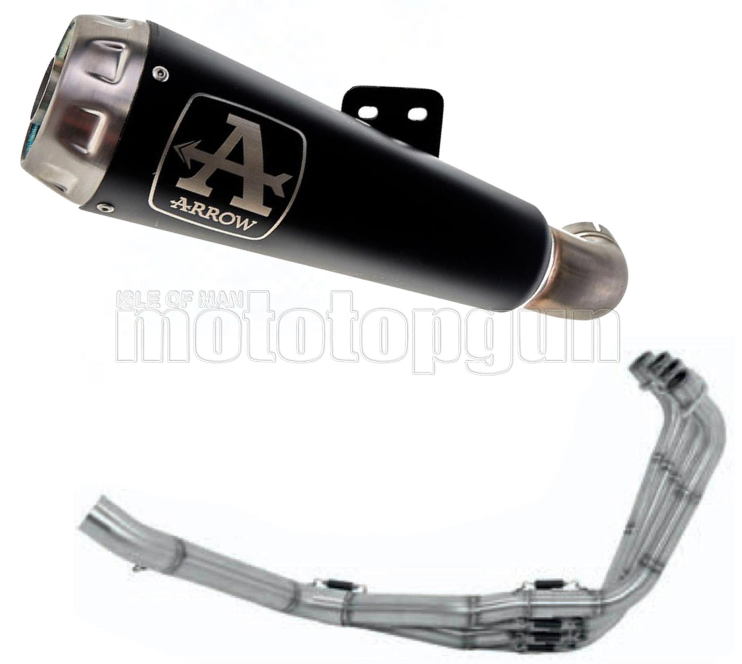 SCARICO COMPLETO OMOLOGATO CATALIZZATO ARROW PRO-RACE IN NICHROM NERO CON FONDELLO IN INOX COMPATIBILE CON HONDA CBR 650 R 19/22