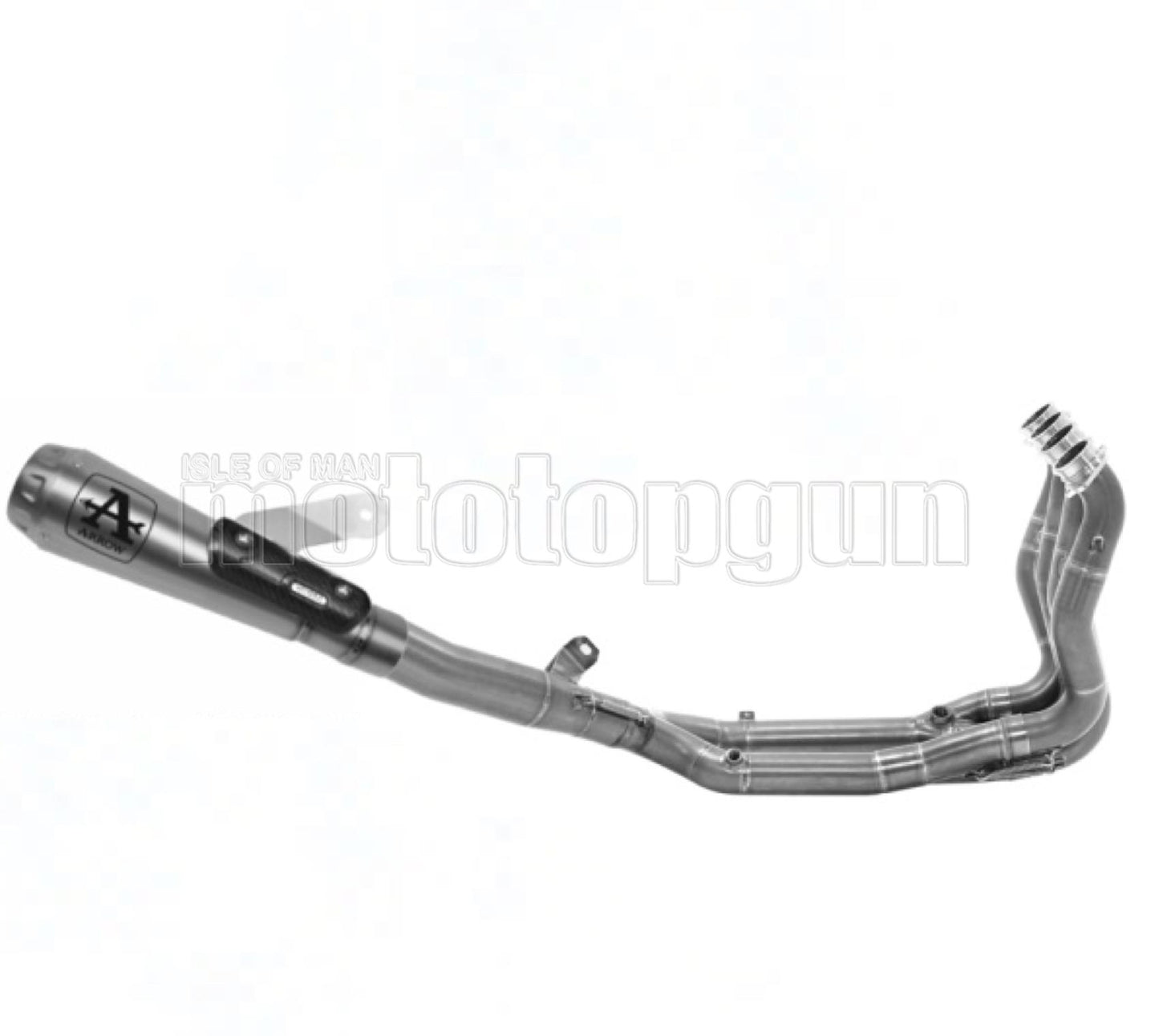 SCARICO COMPLETO OMOLOGATO CATALIZZATO BASSO ARROW PRO-RACE IN TITANIO CON FONDELLO IN TITANIO COMPATIBILE CON BMW S1000 S-1000 R 21/23