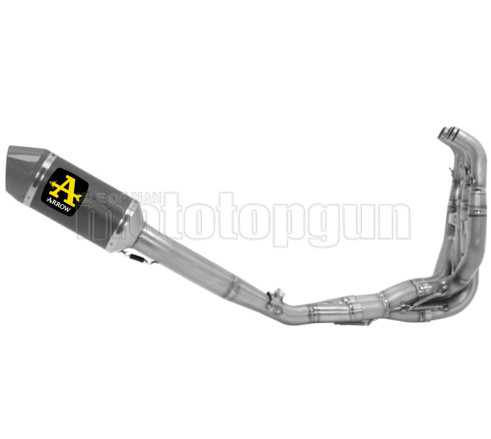SCARICO COMPLETO OMOLOGATO CATALIZZATO ARROW RACE-TECH IN CARBONIO CON FONDELLO IN CARBY COMPATIBILE CON KAWASAKI ZX-6R ZX-6 R 636 19/20