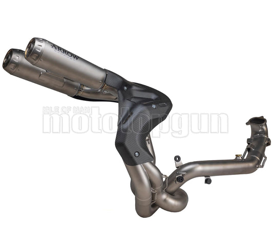 SCARICO COMPLETO OMOLOGATO CATALIZZATO ARROW PRO-RACE IN TITANIO CON COPPA IN TITANIO COMPATIBILE CON DUCATI PANIGALE 955 V2 20/24