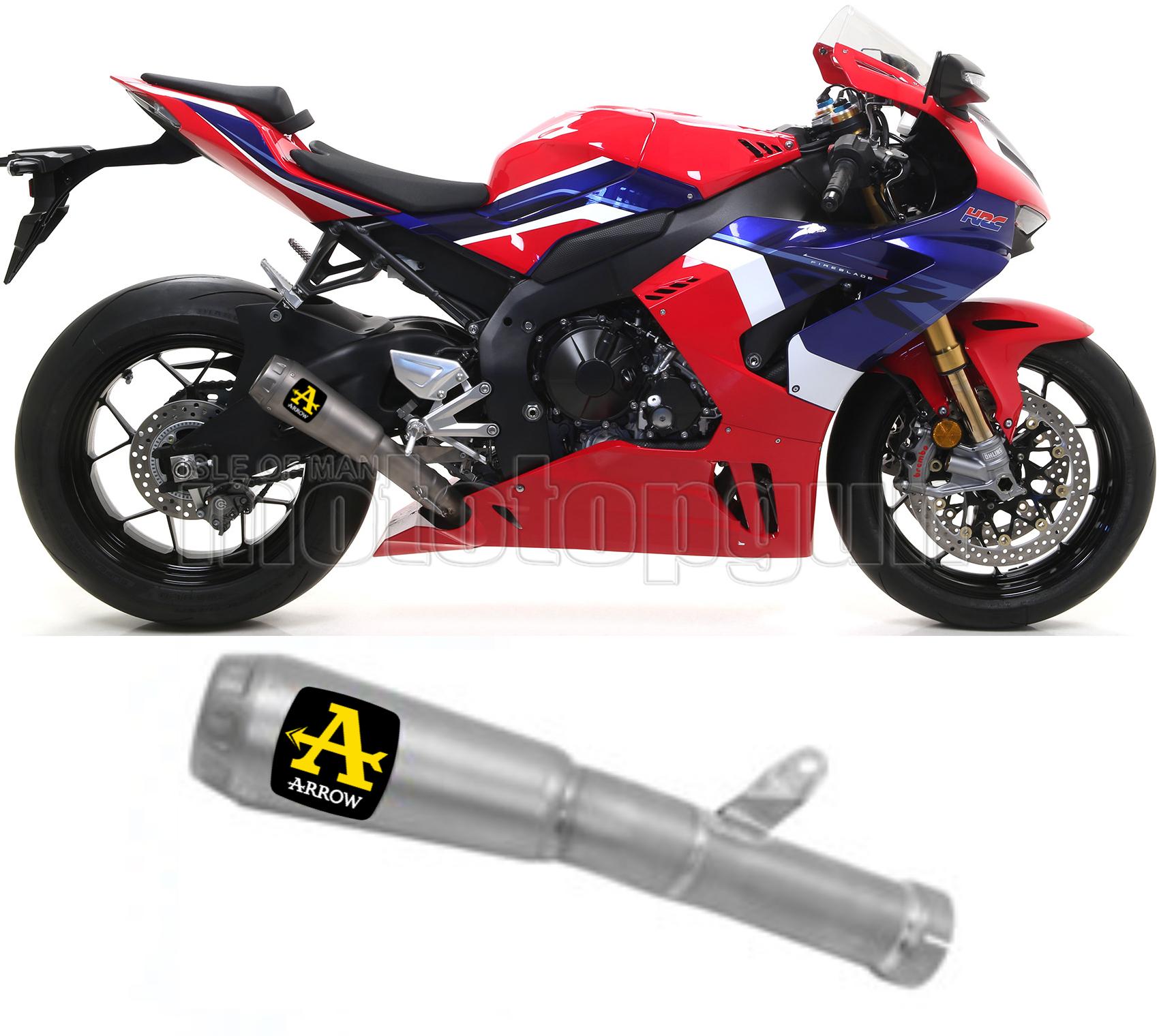 SCARICO COMPLETO OMOLOGATO CATALIZZATO BOMB ARROW PRO-RACE IN TITANIO CON FONDELLO IN TITANIO COMPATIBILE CON HONDA CBR 1000 RR-R 20/23