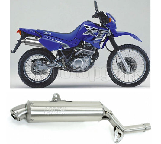 SCARICO OMOLOGATO ARROW PARIS DACAR IN INOX CON FONDELLO IN INOX COMPATIBILE CON YAMAHA XT 600 E 90/94