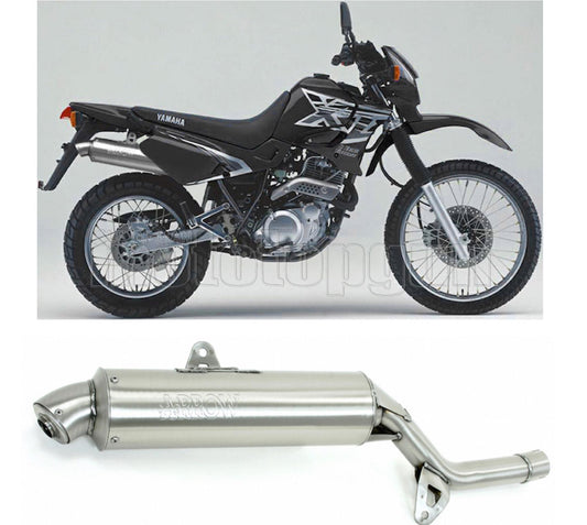 SCARICO OMOLOGATO ARROW PARIS DACAR IN INOX CON FONDELLO IN INOX COMPATIBILE CON YAMAHA XT 600 E 95/01