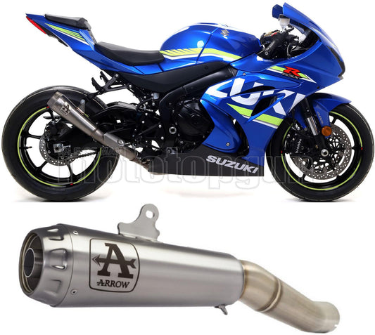 SCARICO COMPLETO OMOLOGATO CATALIZZATO ARROW PRO-RACE IN TITANIO CON FONDELLO IN TITANIO COMPATIBILE CON SUZUKI GSX-R 1000 R 17/20