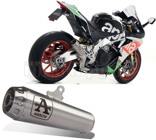 SCARICO COMPLETO OMOLOGATO CATALIZZATO ARROW PRO-RACE IN NICHROM CON FONDELLO IN INOX COMPATIBILE CON APRILIA RSV4 RSV-4 RF 17/18
