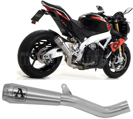 SCARICO COMPLETO OMOLOGATO CATALIZZATO ARROW PRO-RACE IN NICHROM CON FONDELLO IN INOX COMPATIBILE CON APRILIA TUONO V4 1100 RR FACTORY 17/18