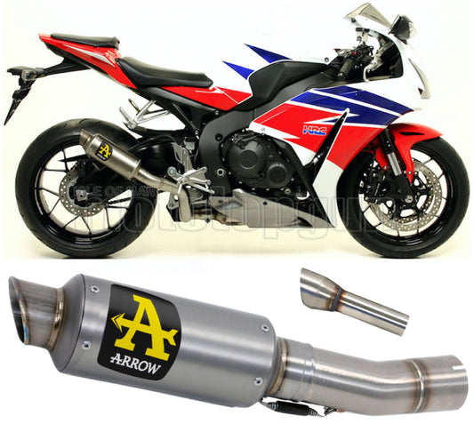 SCARICO COMPLETO OMOLOGATO CATALIZZATO BASSO ARROW GP2 GP-2 IN TITANIO CON FONDELLO IN TITANIO COMPATIBILE CON HONDA CBR 1000 RR 14/16